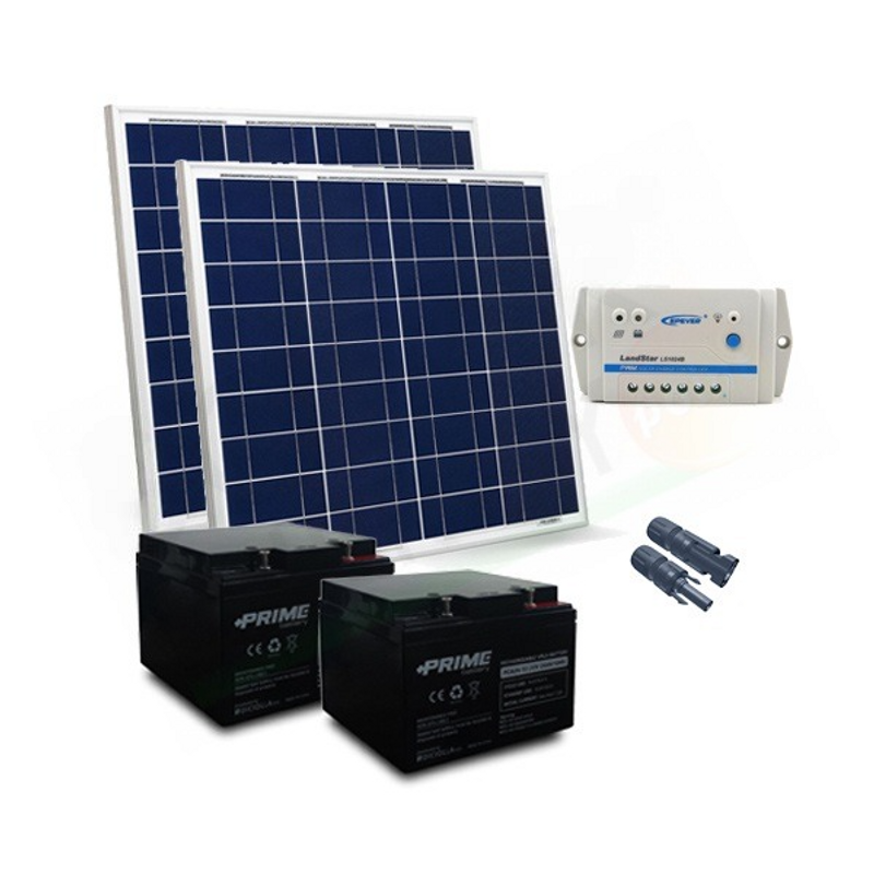 SOLAR-KIT FÜR ELEKTRISCHE TORE 100W 24V