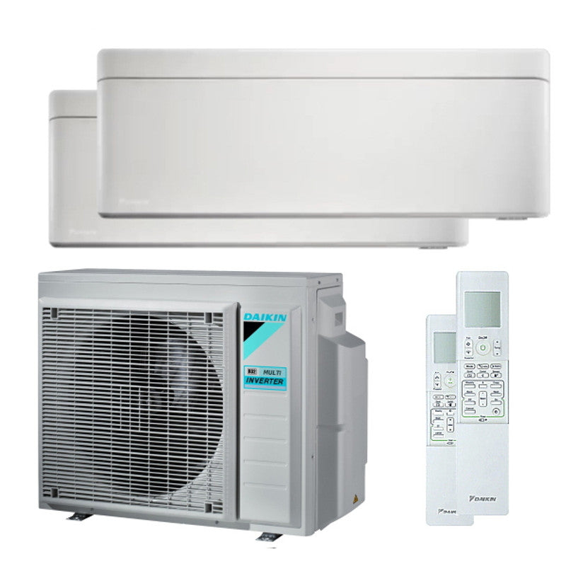 Daikin Stylish Dual-Split-Klimaanlage 18000+18000 BTU Inverter A++ WLAN-Einheit