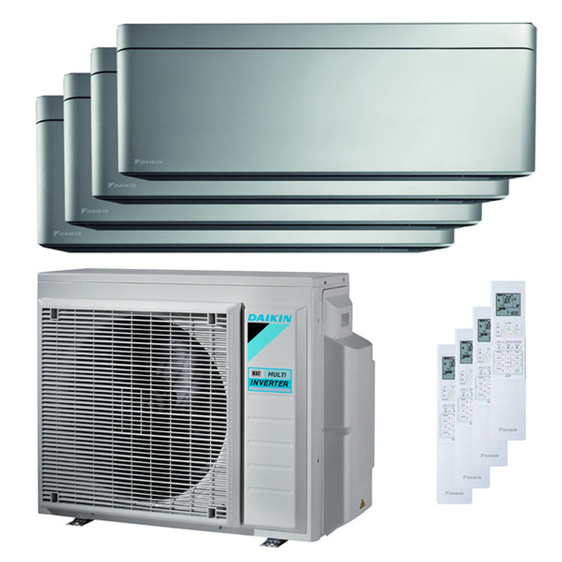 Daikin Stylish Klimaanlage Split Panels 9000+9000+12000+18000 BTU Inverter A+