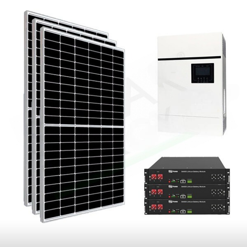Solar-Kit OFFNETES PHOTOVOLTAIK-KIT 6,02 KW 48 V MIT 7,2 KWH LITHIUMBATTERIEN