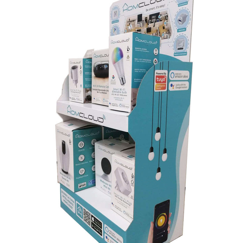 Espositore Homcloud-Thekendisplay aus Pappe
