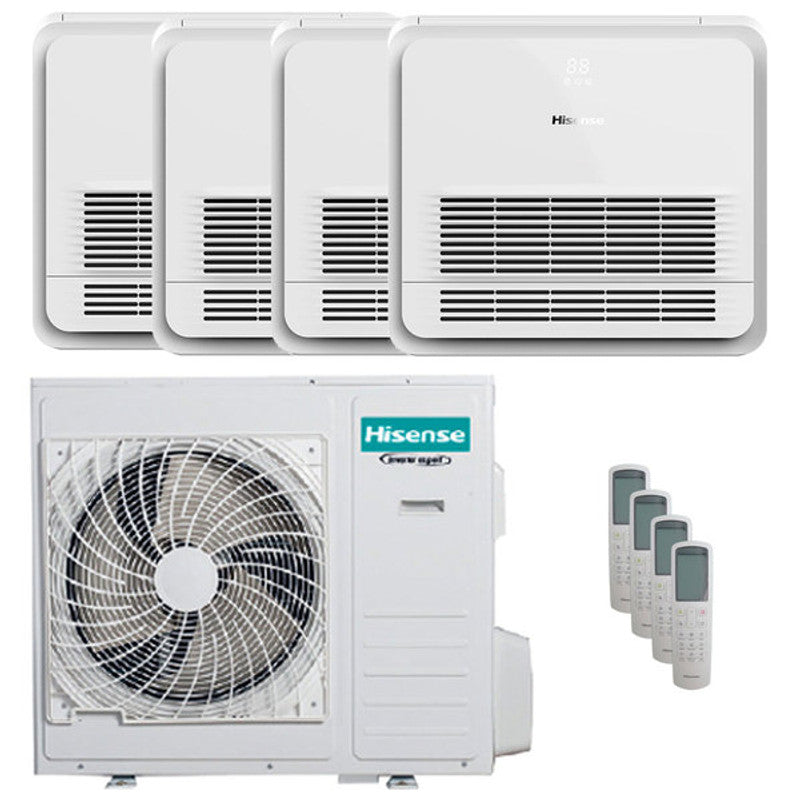 Hisense Konsole AKT Klimaanlage Split Panels 9000+9000+12000+12000 BTU invertiert