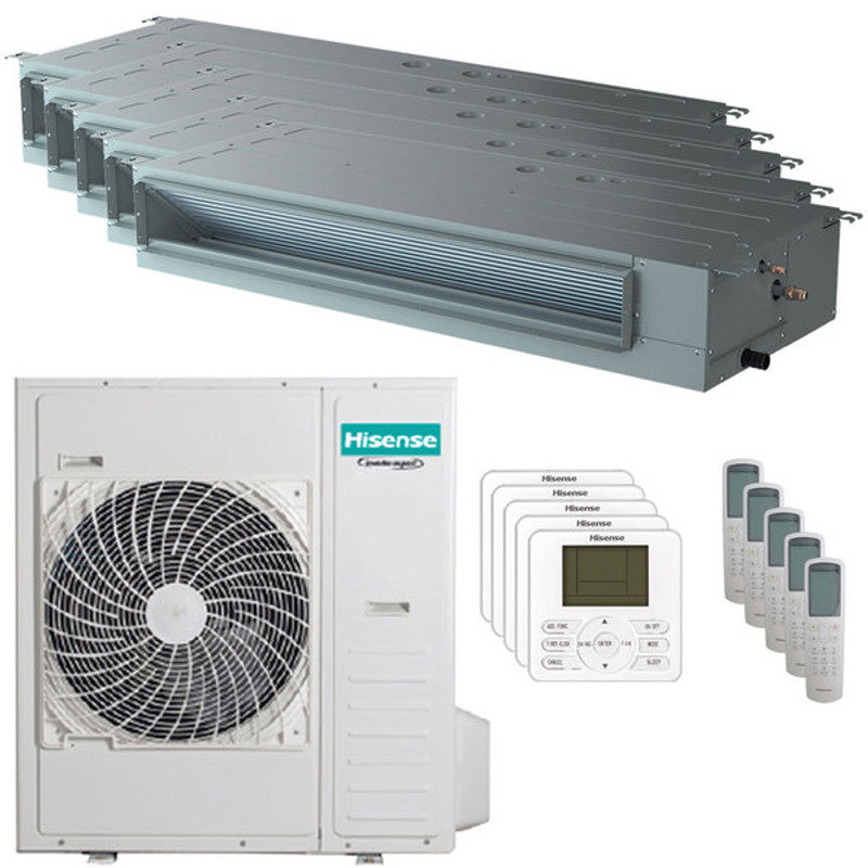Hisense Kanalklimaanlage ADT Penta Split 9000+9000+12000+12000+12000