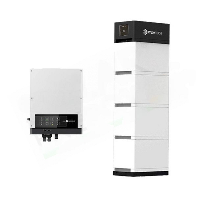 GOODWE PYLONTECH SPEICHERKIT – GW3048-EM 3 KW INVERTER UND FORCE-L2 14 K BATTERIE