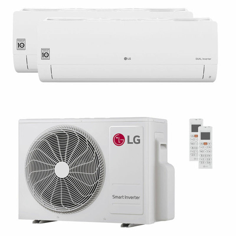 Sma LG Libero Smart Dual-Split-Klimaanlage 9000+9000 BTU Inverter A+++ Außeneinheit