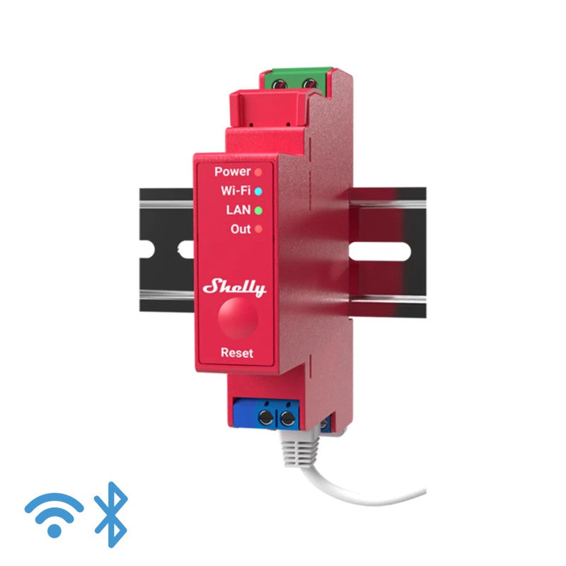 Sma Shelly Pro 1PM – IP-Smart-Relais DIN 1 Kanal. LAN/WLAN/BT+PM