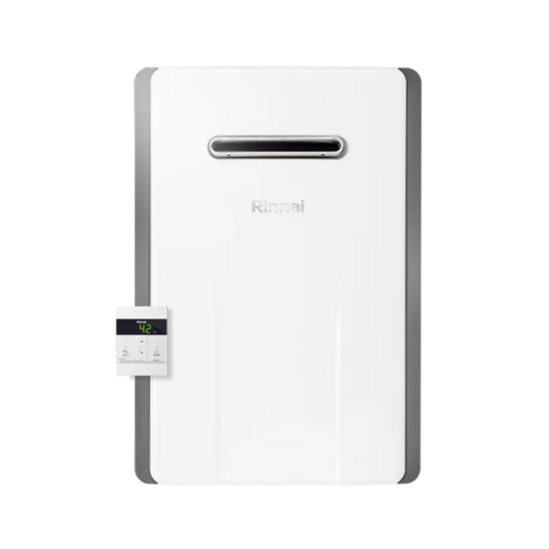 Warmwasserbereiter Rinnai One 11e Outdoor-Gaswarmwasserbereiter mit versiegelter Kammer, 11 l/min, METHAN