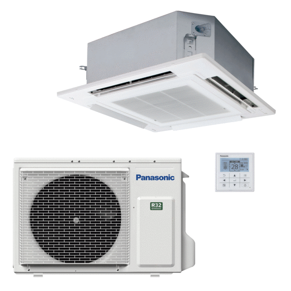 Panasonic PACi NX Standard 4-Wege-Kassettenklimagerät 24000 BTU R32 Inverter