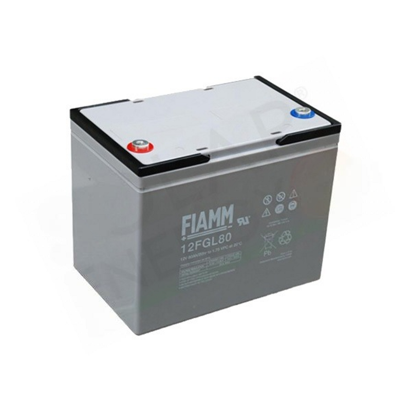 FIAMM 12FGL80 – HERMETISCHE SOLARBATTERIE AGM 12V 80AH