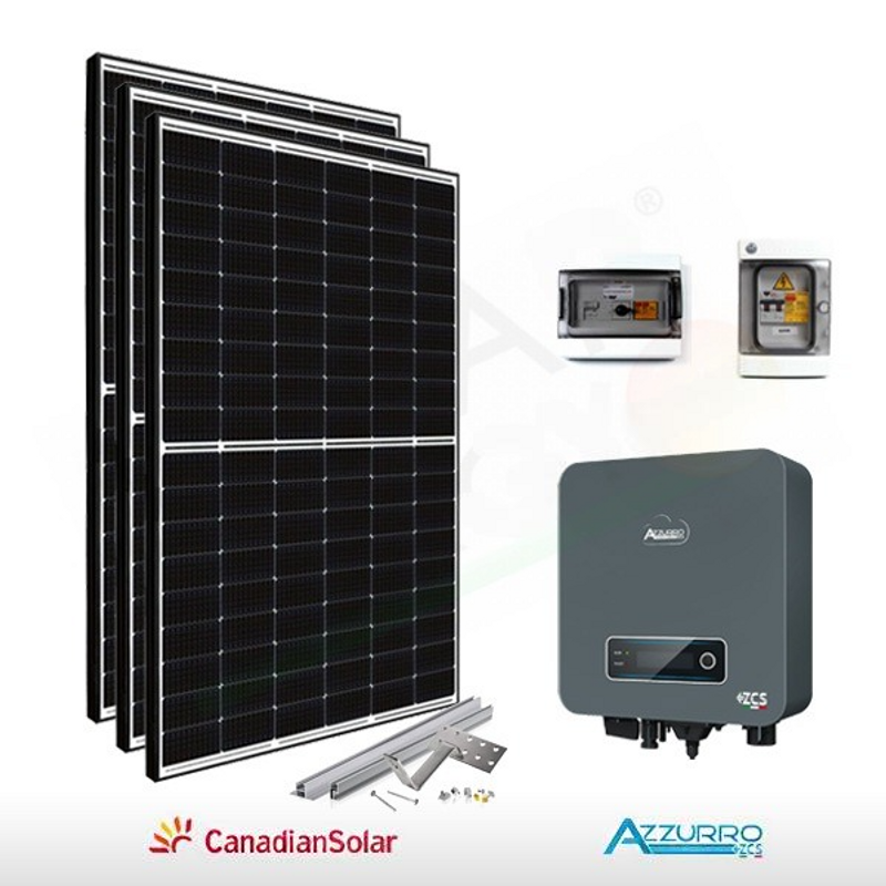 Canadian Solar PHOTOVOLTAIK-KIT 1,6 KW CANADIAN SOLAR – ZCS (KOMPLETT)