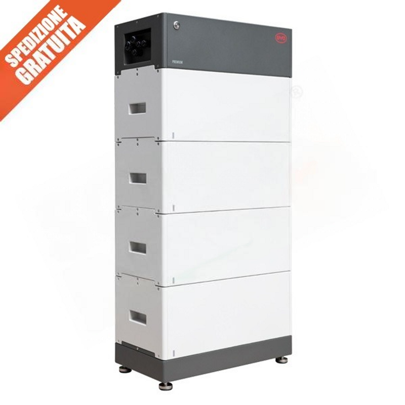 BYD BATTERY-BOX PREMIUM HVS 10.2 – BOX MIT 4 LITHIUM-BATTERIEN ZUR SPEICHERUNG VON 10,24 KW