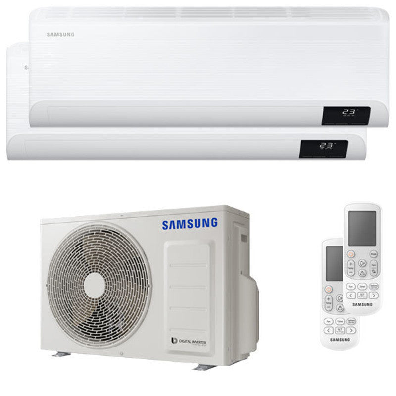 Samsung Cebu WLAN-Klimaanlage Dual Split 7000+9000 BTU Wechselrichter A+++ WLAN un