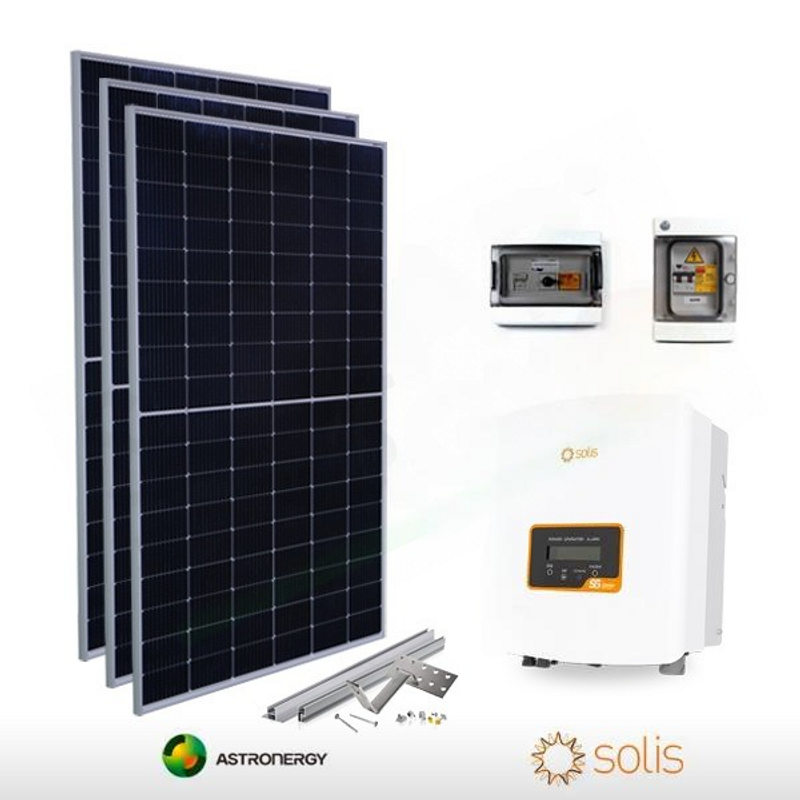 Astronergy PHOTOVOLTAIK-KIT 1,6 KW ASTONERGY – SOLIS (KOMPLETT)