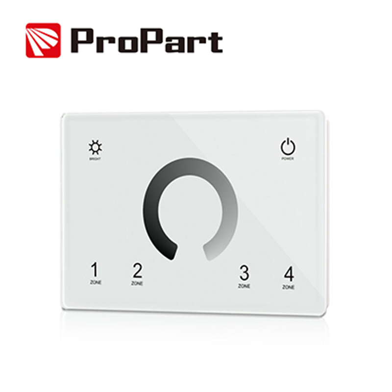 Telecomando 1-Kanal-Fernbedienung, 4 Zonen RF2.4G + DMX512 für 503-Box