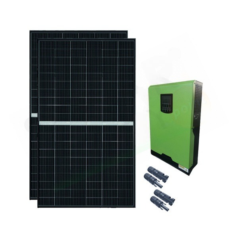 Solar-Kit BASIC OFF-GRID PHOTOVOLTAIK-KIT 1640 W 24V MIT MONOKRISTALLEN MODULEN