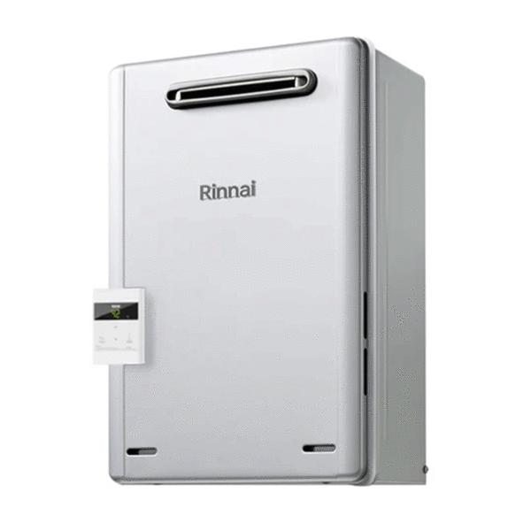 Warmwasserbereiter Rinnai Infinity Enjin Gas-Brennwert-Warmwasserbereiter für den Außenbereich 20 l/min META