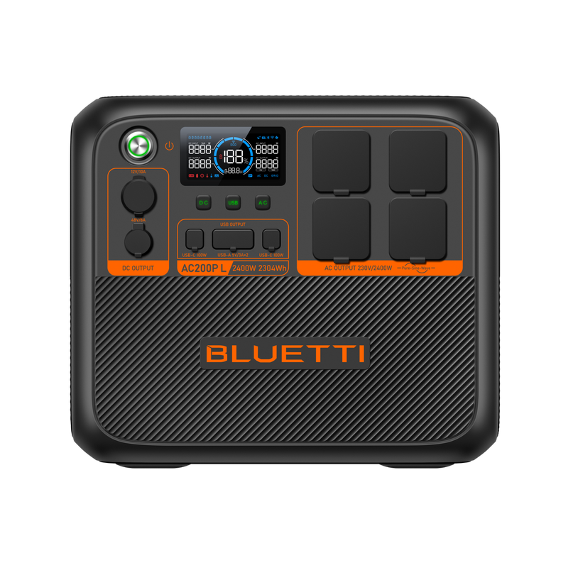 BLUETTI AC200PL erweiterbares Kraftwerk | 2400W 2304Wh