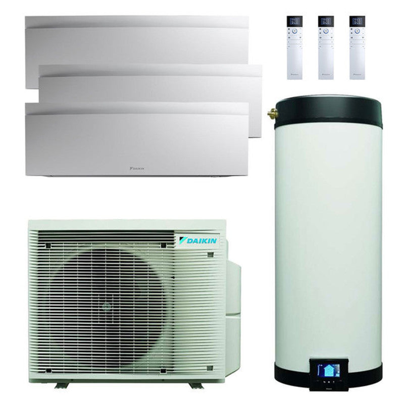 Daikin Multi+ Test-Split-Klimaanlage und Warmwassersystem – U