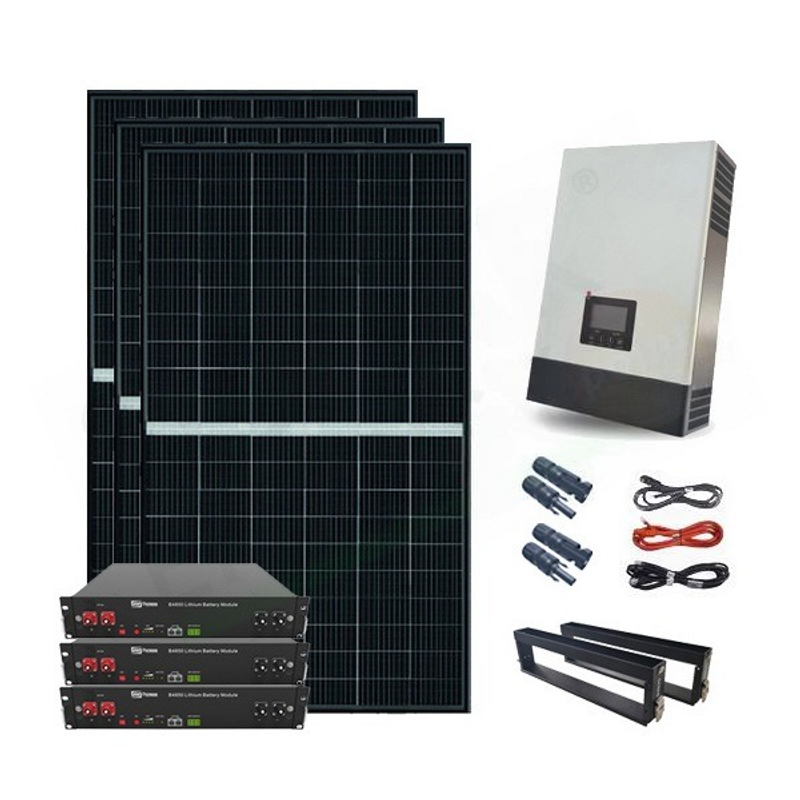 Solar-Kit OFFNETES PHOTOVOLTAIK-KIT 6,1 KW 48 V MIT 7,2 KWH LITHIUMBATTERIEN