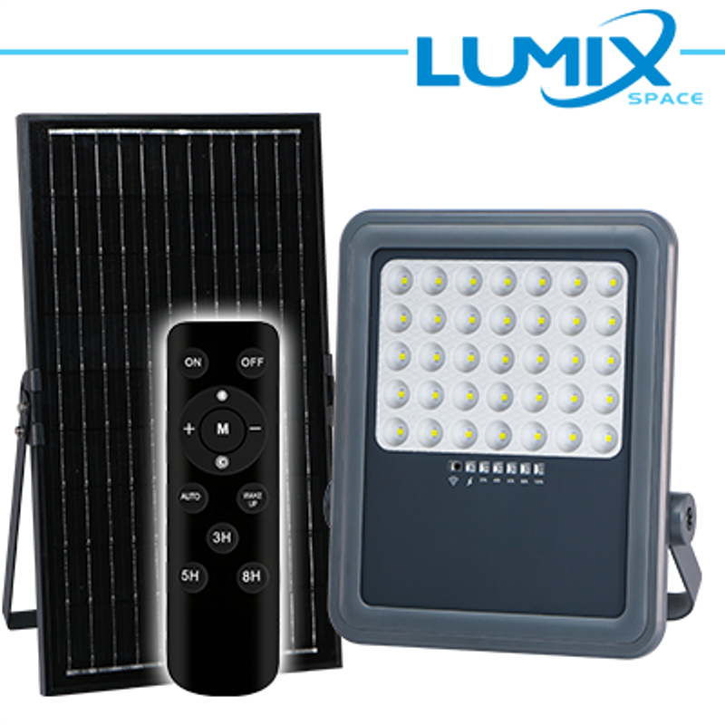 Strahler 300W LED-SOLARPROJEKTOR + Twilight