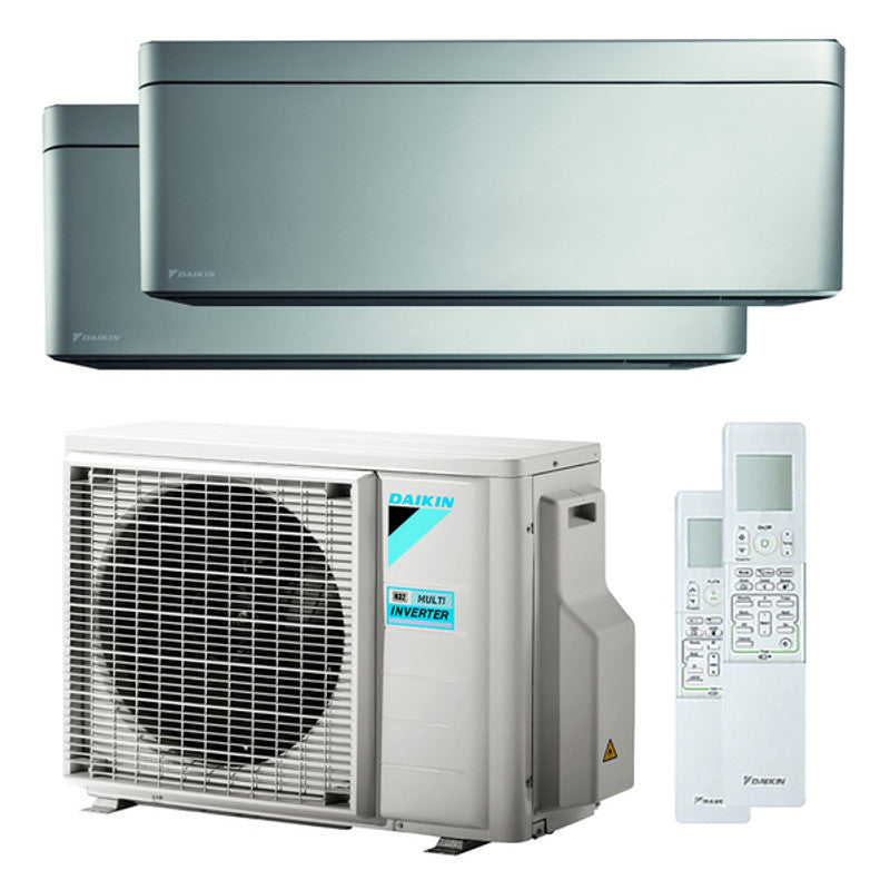 Daikin Stylish Dual-Split-Klimaanlage 9000+15000 BTU Inverter A+++ WLAN-Einheit