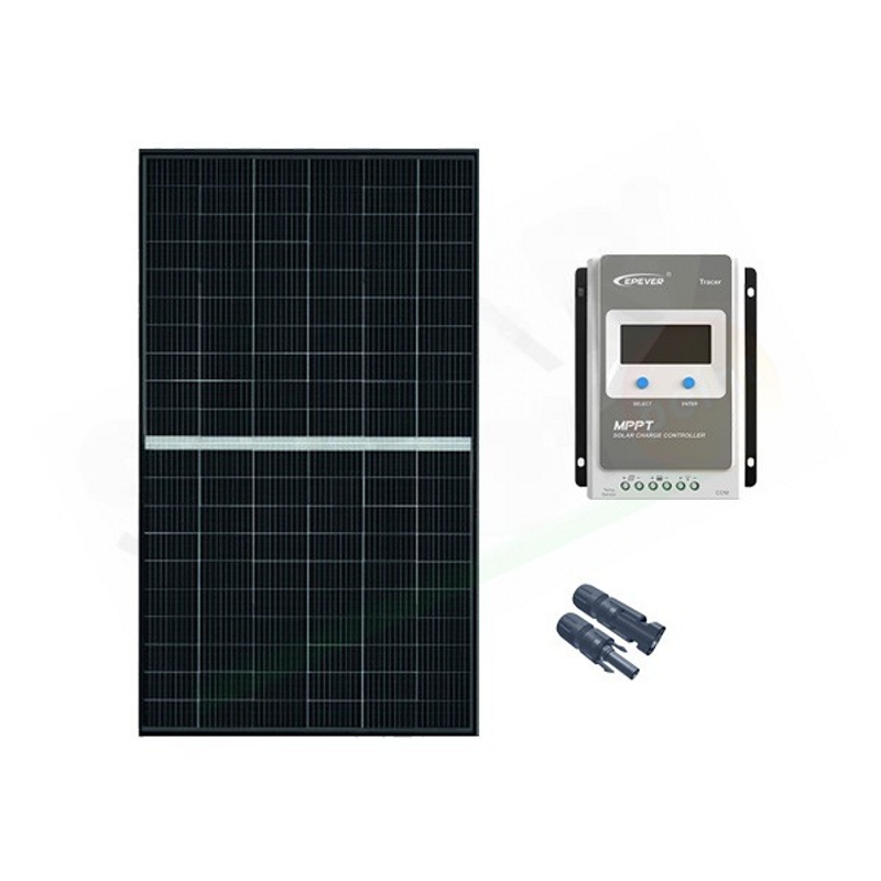 Solar-Kit GRUNDLEGENDES SOLAR-KIT 410 W 12 V – 410 W PHOTOVOLTAIKMODUL UND 40 A M LADEREGLER