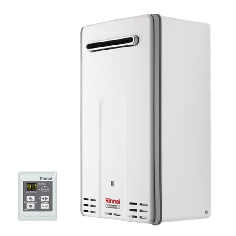 Warmwasserbereiter Rinnai Infinity 28e Durchlauferhitzer mit Gas, Typ mit elektronisch abgedichteter Kammer
