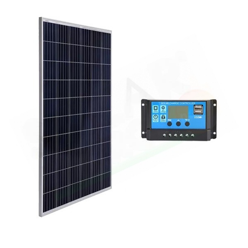 Solar-Kit GRUNDLEGENDES SOLAR-KIT 280 W 24 V – 280 W PHOTOVOLTAIKMODUL UND 10 A PWM-REGLER