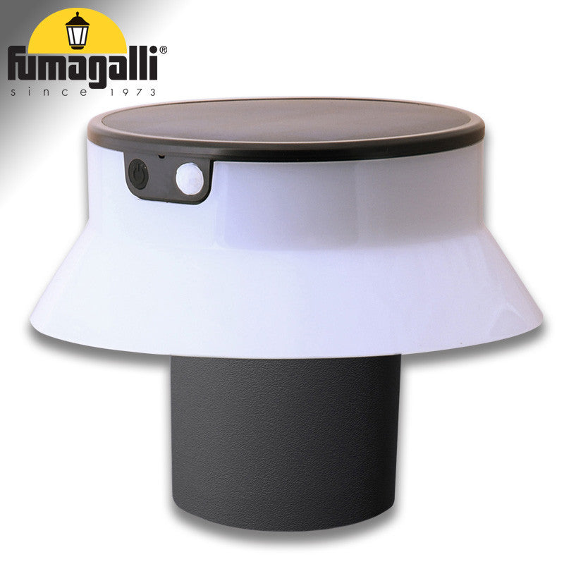FELICE 200 SPIKE SCHWARZ SOLAR LED Ø150 PIR CCT SET REFL. OPAL