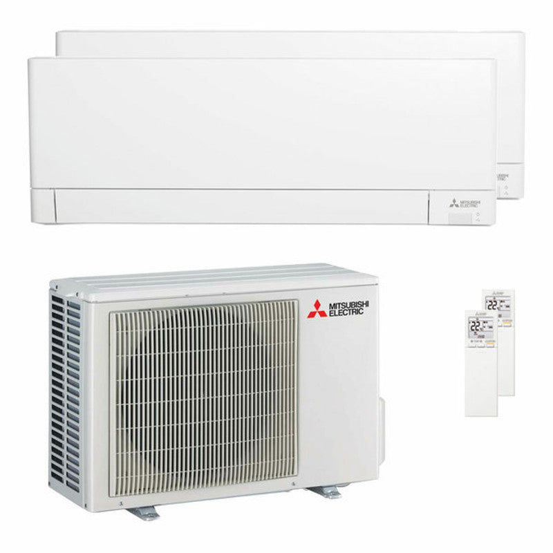 Mitsubishi Electric Klimaanlage Serie AY Dual Split 9000+9000 BTU Inverter A+