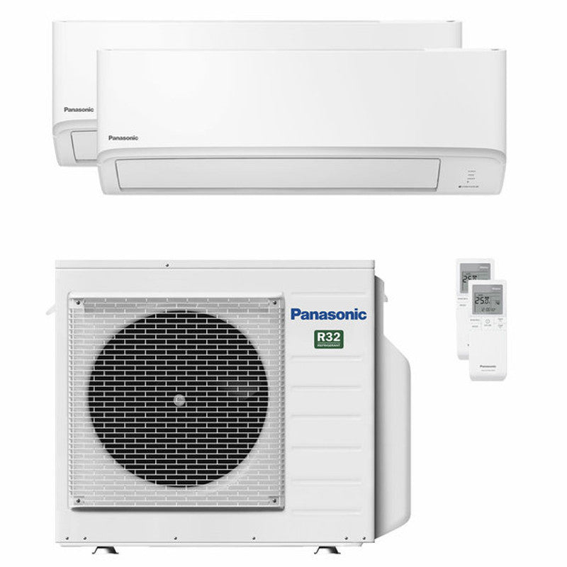 Panasonic TZ-Serie Dual-Split-Klimaanlage 12000+18000 BTU A++ WLAN-Außeneinheit