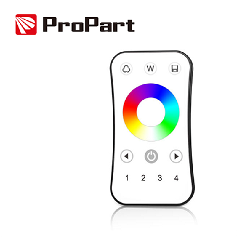 Telecomando RF2.4G 4-Zonen-RGB/RGBW-Fernbedienung
