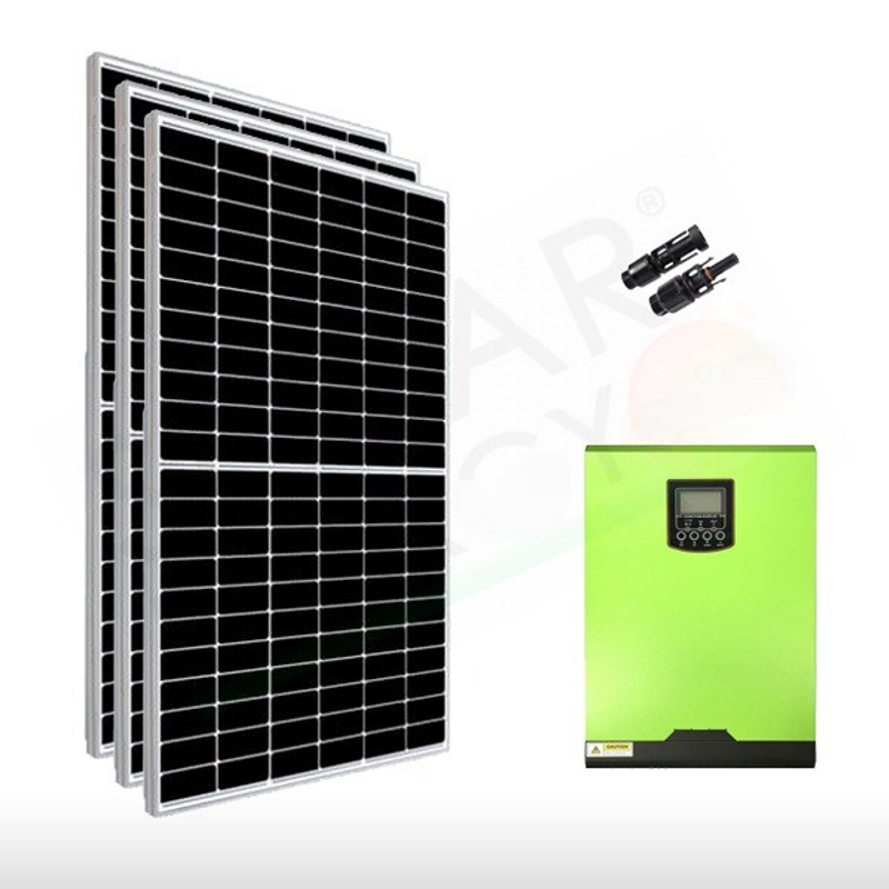 Solar-Kit BASIC OFF-GRID PHOTOVOLTAIK-KIT 2580 W 48 V MIT MONOKRISTALLEN MODULEN