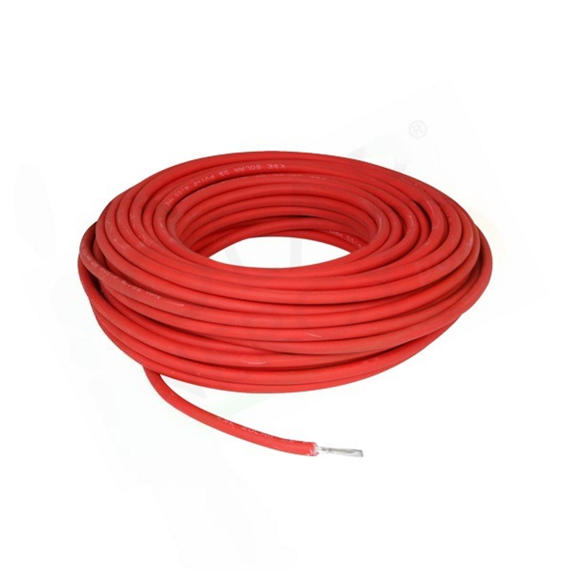 Kabel 6MMQ ROTES SOLARKABEL FÜR PHOTOVOLTAIKANLAGEN