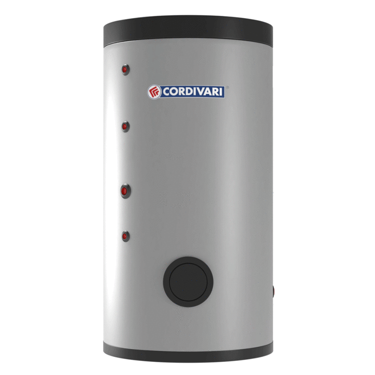 Bollitore ACS Cordivari BOLLY 2 XL WB Kessel mit 2 festen Wärmetauschern 200 Liter