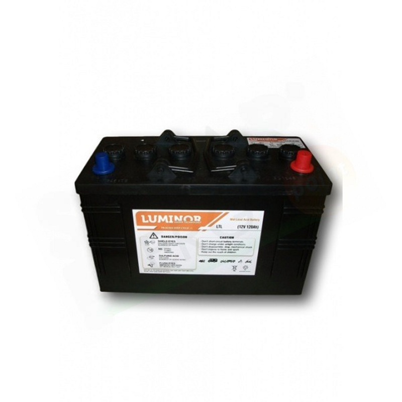LUMINOR LTL12-120T – TIEFZYKLUS-BLEI-SÄURE-BATTERIE 12V 120AH