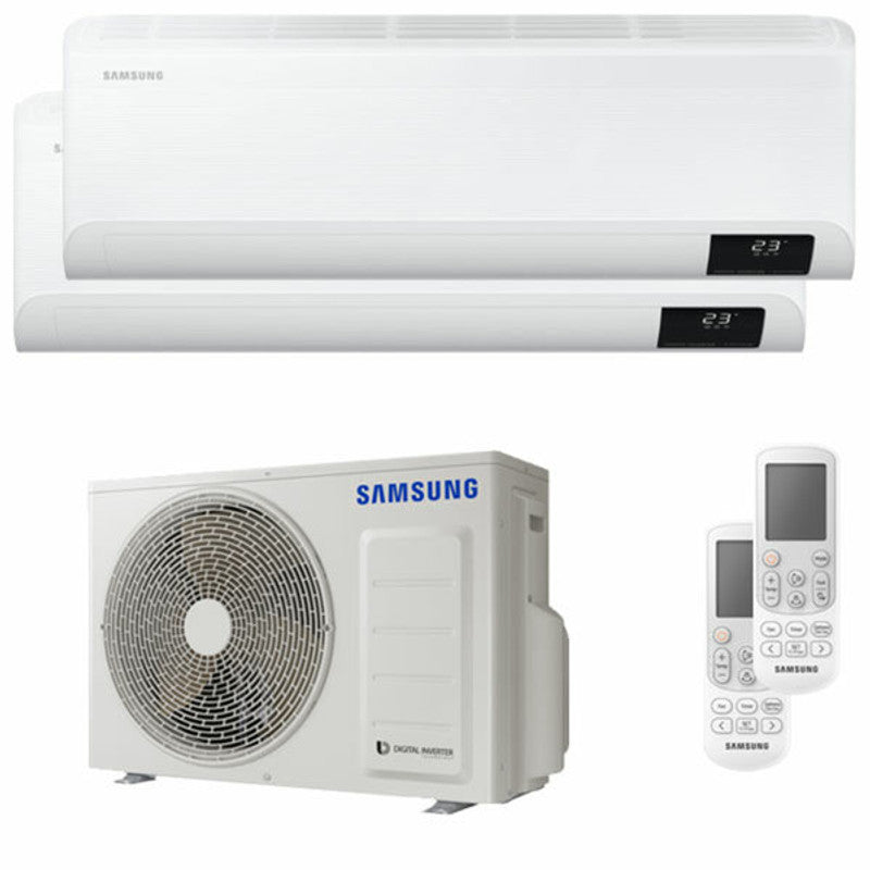 Samsung Cebu Wi-Fi Dual-Split-Klimaanlage 9000+12000 BTU Inverter A+++ WLAN u