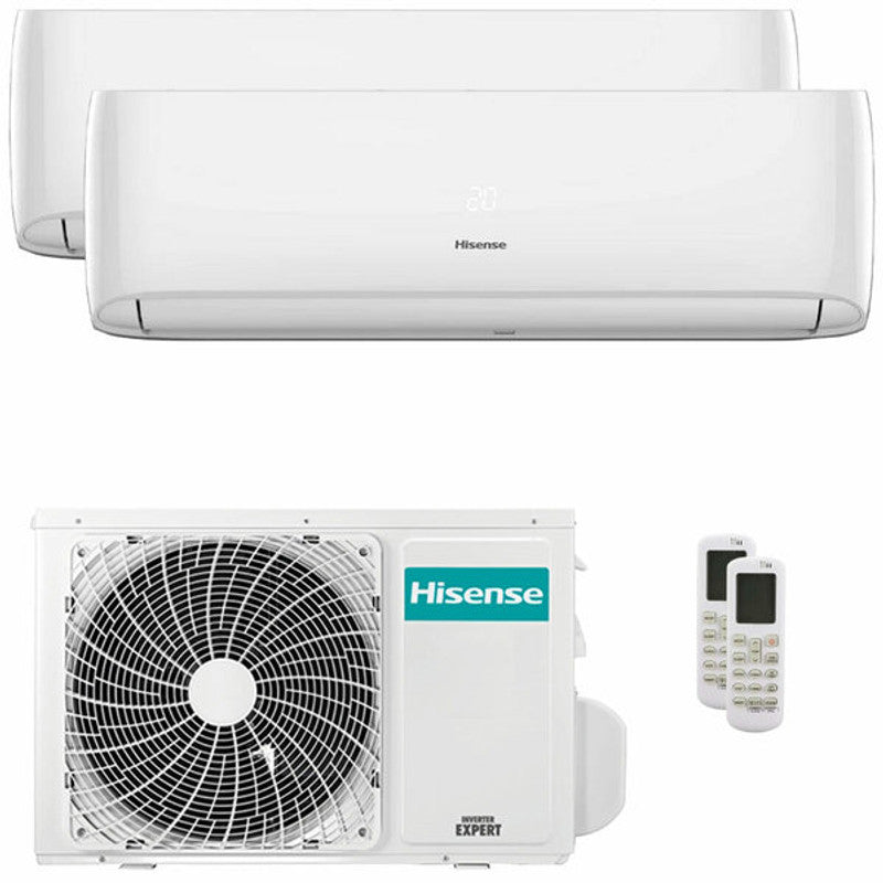 Hisense Hi-Comfort Dual-Split-Klimaanlage 7000+7000 BTU Inverter A++ WiFi Uni