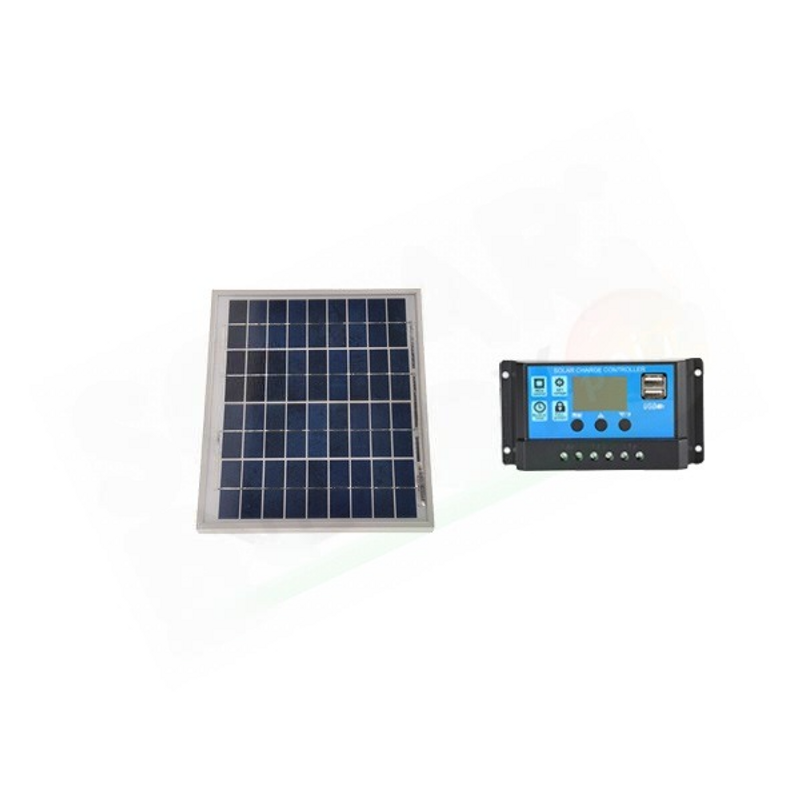 Solar-Kit 5-W-12-V-CAMPER-SOLAR-KIT – 5-W-PHOTOVOLTAIKMODUL UND 10-A-PWM-REGLER