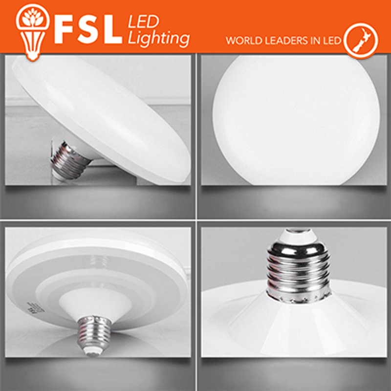 Beleuchtung UFO-Lampe – 16 W, 4000 K, 1200 lm, 150 x 88 mm, CRI80, E27