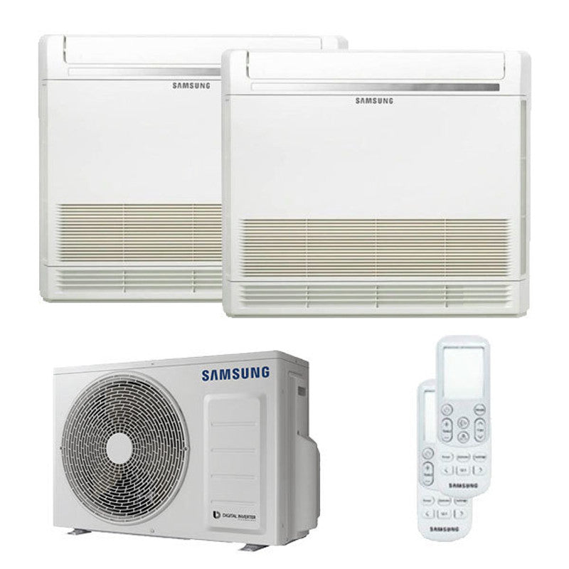 Samsung Dual-Split-Konsolen-Klimaanlage 9000+9000 BTU Inverter A+++ Außeneinheit