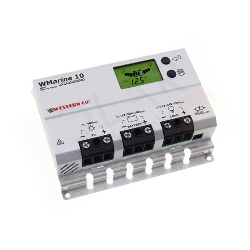WESTERN CO WMARINE10 – LADEREGLER 1 MPPT 12/24VDC LCD MAX.10 A CREP.