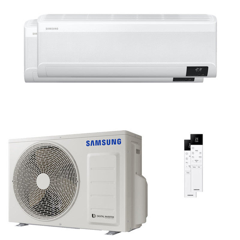 Samsung Windfree Elite 2023 Dual-Split-Klimaanlage 7000+9000 BTU Inverter A++