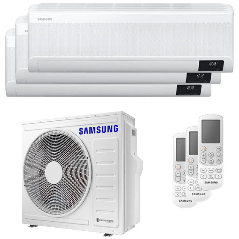 Samsung windfree Avant Test-Split-Klimaanlage 12000+12000+12000 BTU Wechselrichter