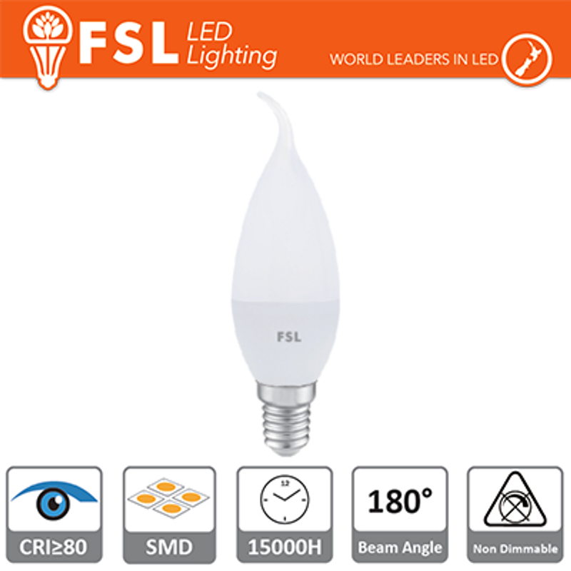 Beleuchtung Windstoßlampe – 5,5 W 4000 K E14