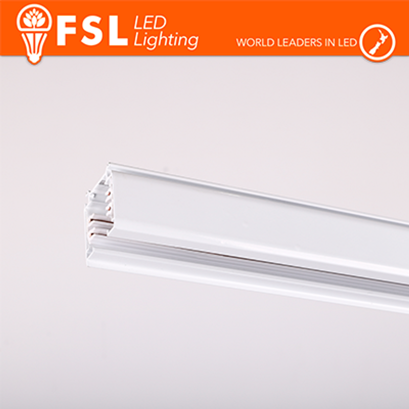 FSL-Schiene für dreiphasige Strahler 2 Meter WEISS