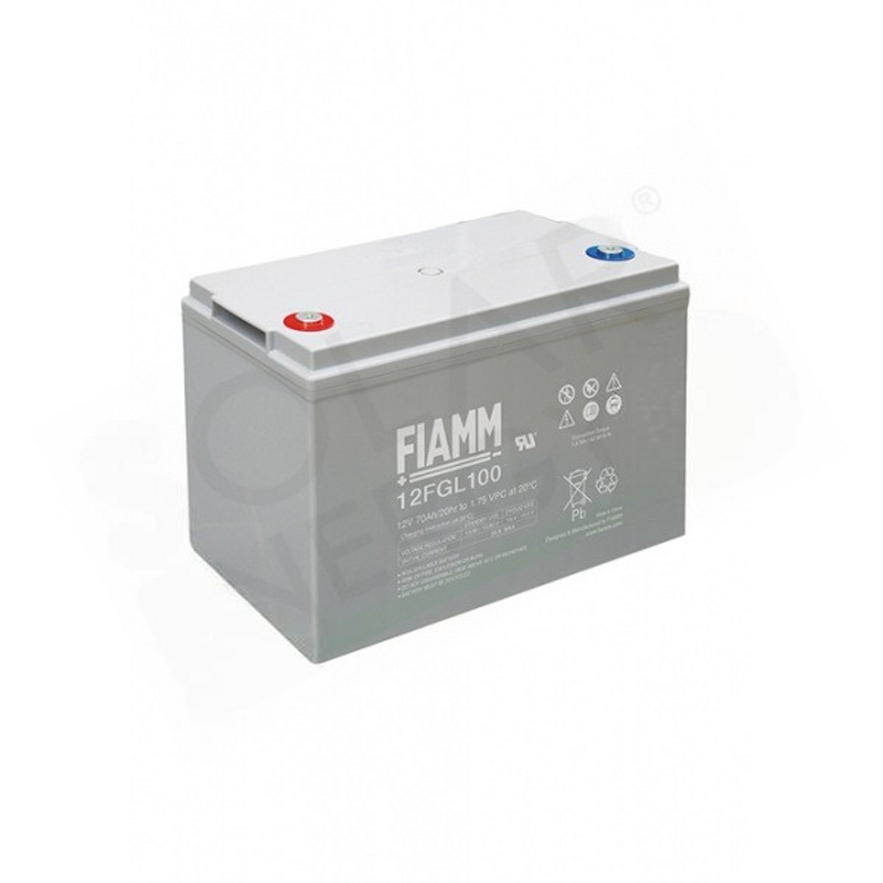 FIAMM 12FGL100 – HERMETISCHE SOLARBATTERIE AGM 12V 100AH