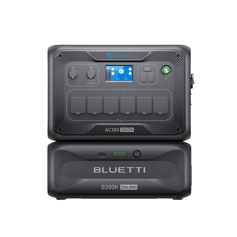 BLUETTI AC300 + B300K Home Backup