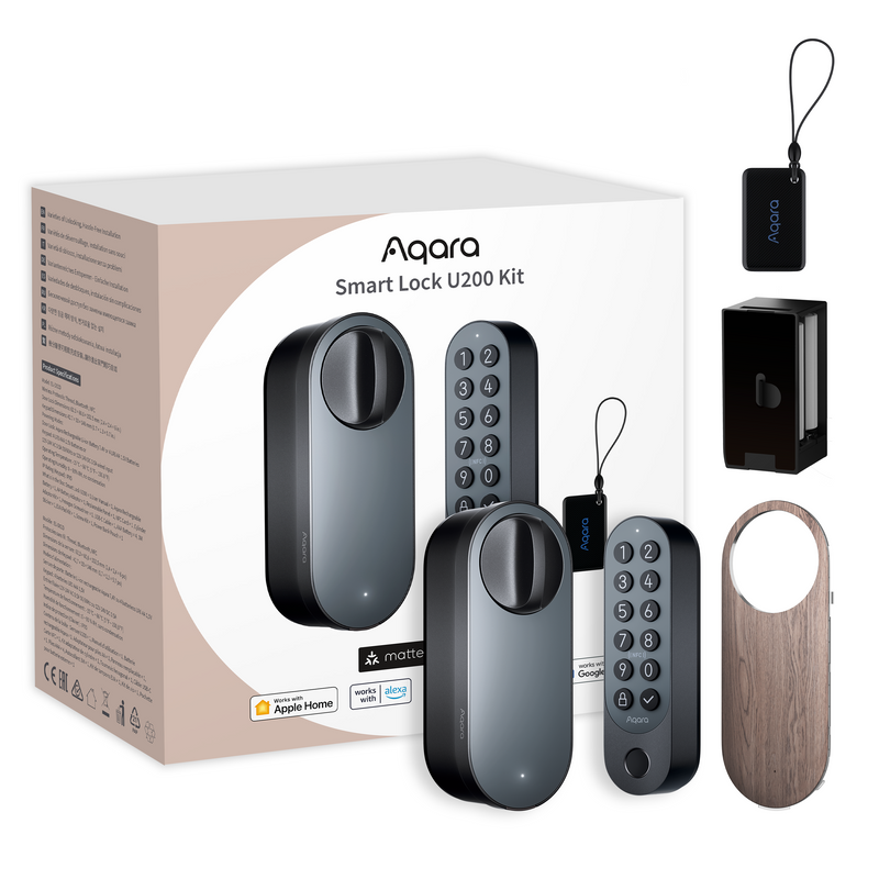 Aqara U200 Smart Lock Kit Schwarz