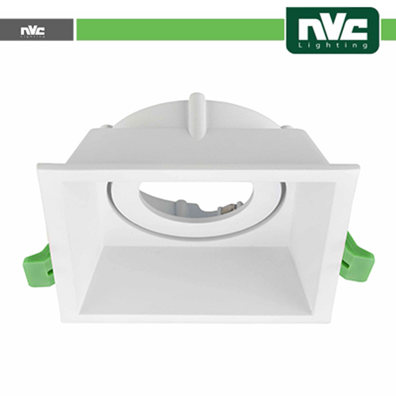 Ring Verstellbarer Blendschutzring mit Loch 90*90mm WEISS